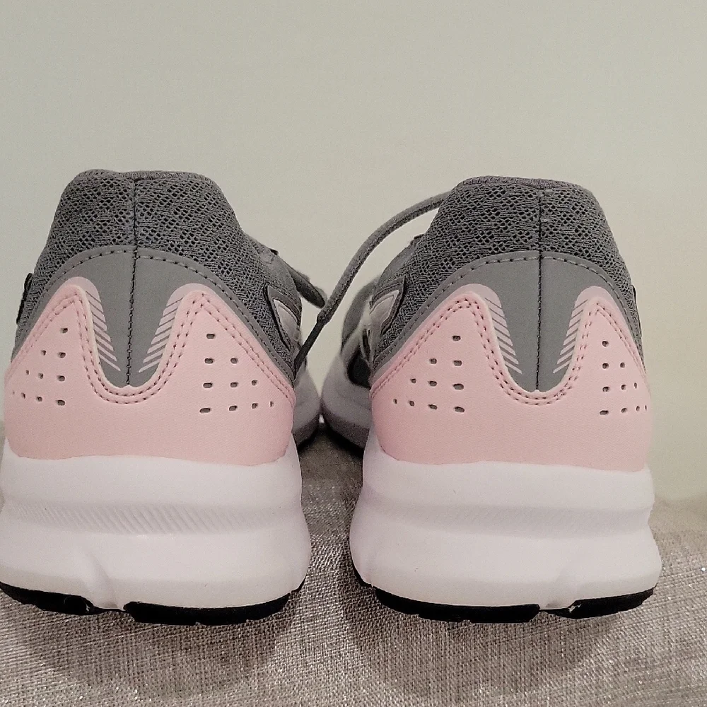 Asics Pink and Gray Athletic Shoes for Performance - Picture 4 of 5